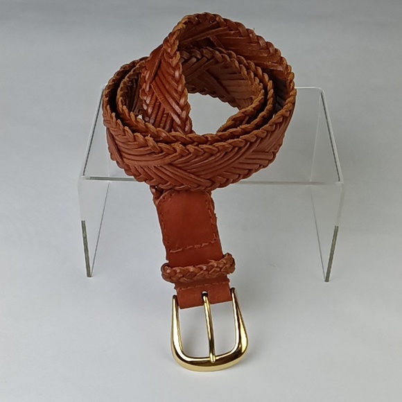 Saddlebred Men's Braided Leather Belt - Picture 1 of 10